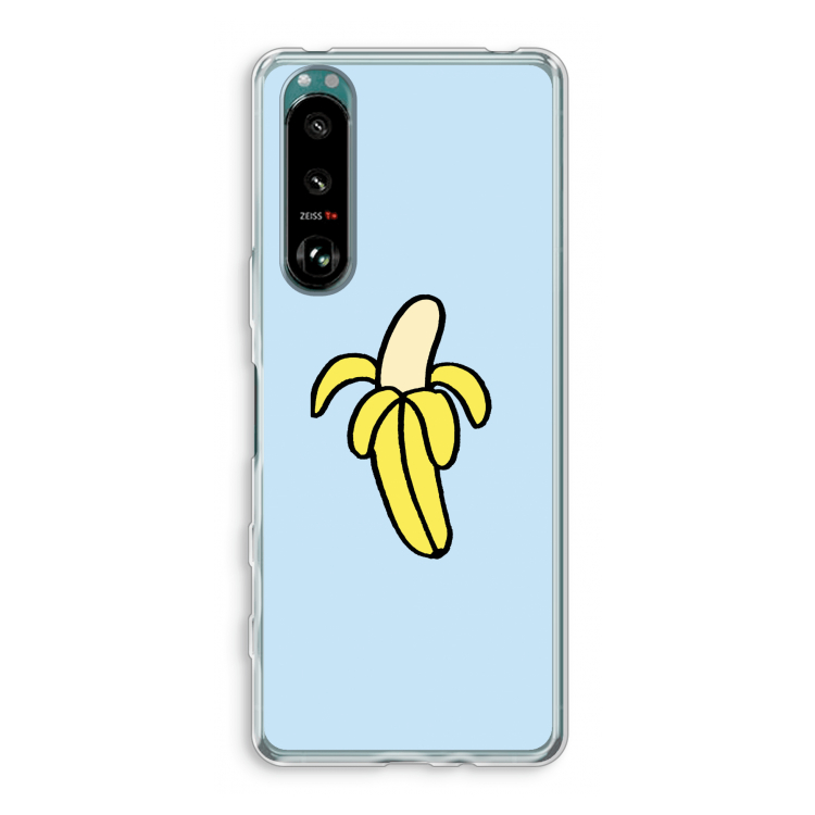 Banana: Sony Xperia 5 III Transparant Hoesje