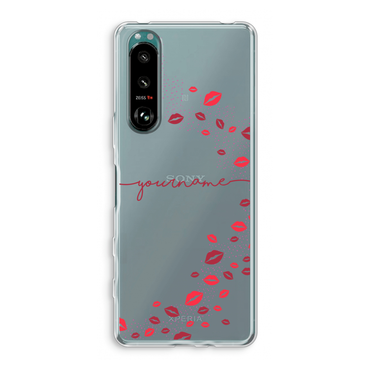 Kusjes: Sony Xperia 5 III Transparant Hoesje