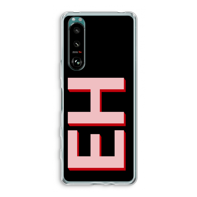 Monogram: Sony Xperia 5 III Transparant Hoesje