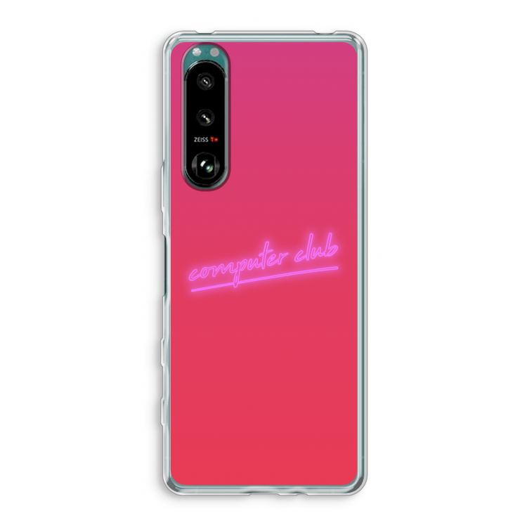 Vice Glow: Sony Xperia 5 III Transparant Hoesje