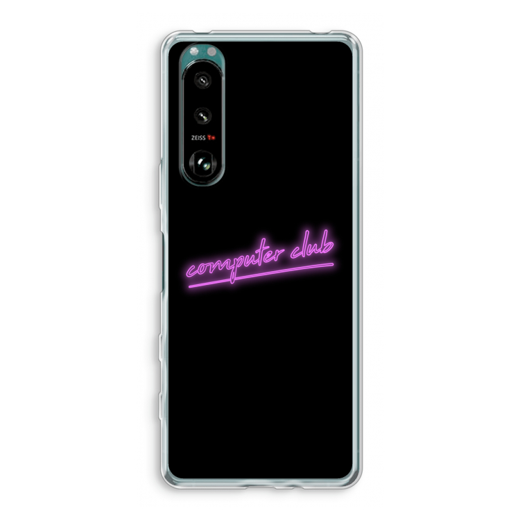 Vice Black: Sony Xperia 5 III Transparant Hoesje