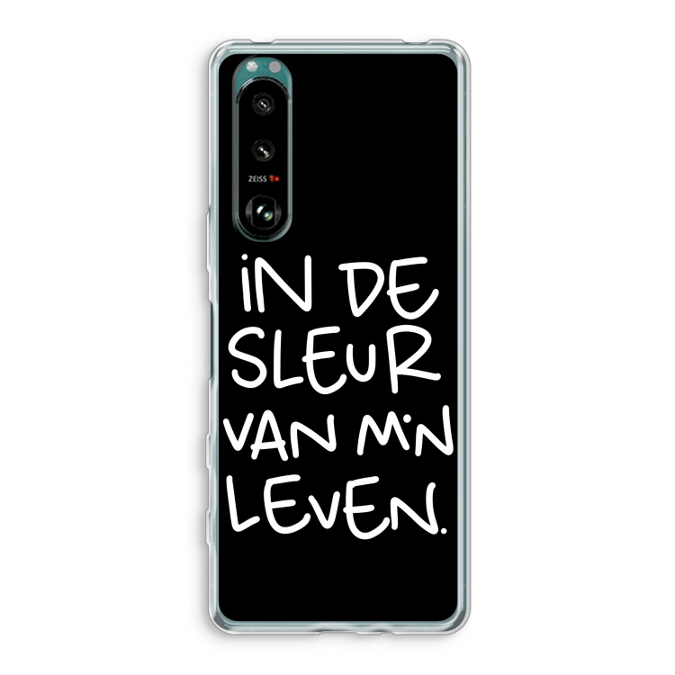 De Sleur: Sony Xperia 5 III Transparant Hoesje