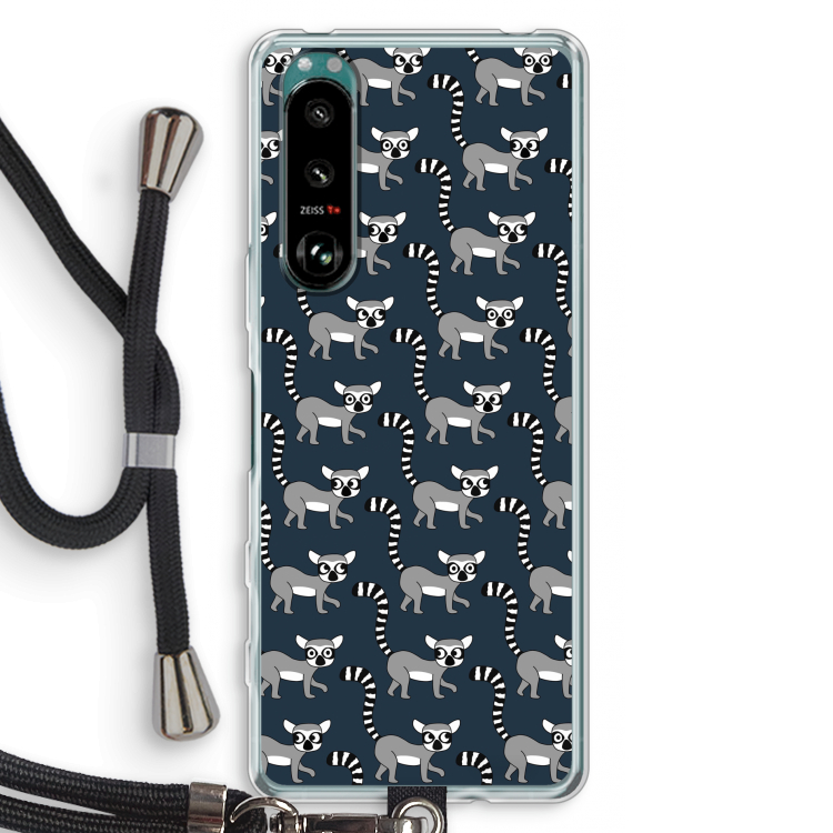 Makis: Sony Xperia 5 III Transparant Hoesje met koord