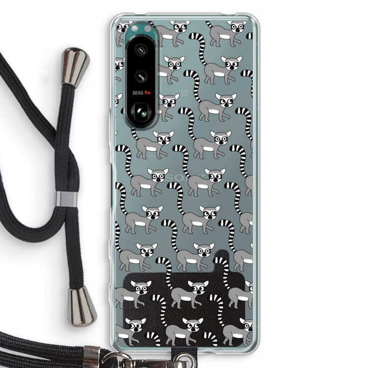 Makis: Sony Xperia 5 III Transparant Hoesje met koord