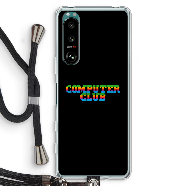 Retro: Sony Xperia 5 III Transparant Hoesje met koord