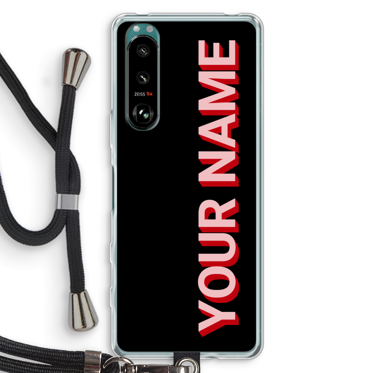 Namecase: Sony Xperia 5 III Transparant Hoesje met koord