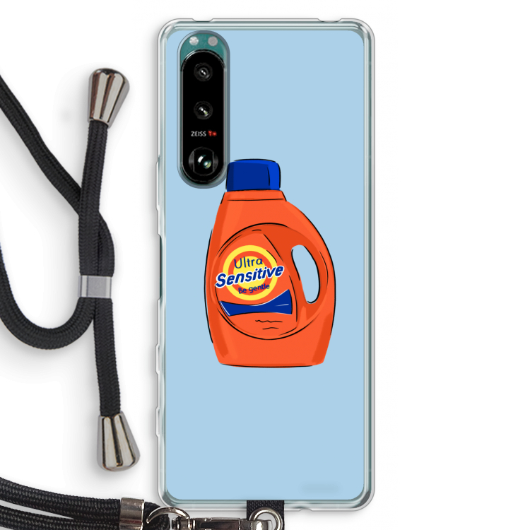 Ultra Sensitive: Sony Xperia 5 III Transparant Hoesje met koord