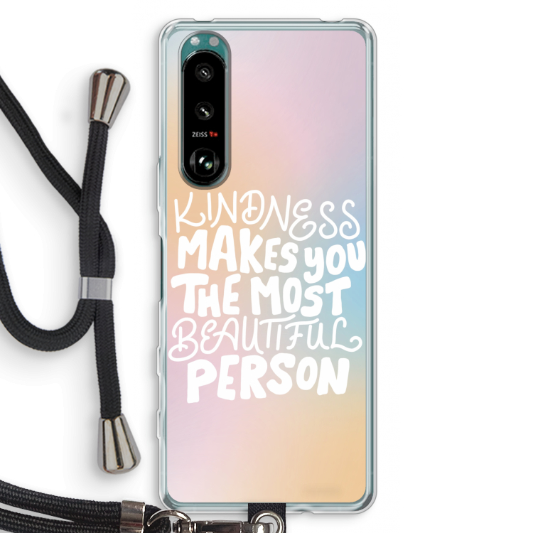 The prettiest: Sony Xperia 5 III Transparant Hoesje met koord