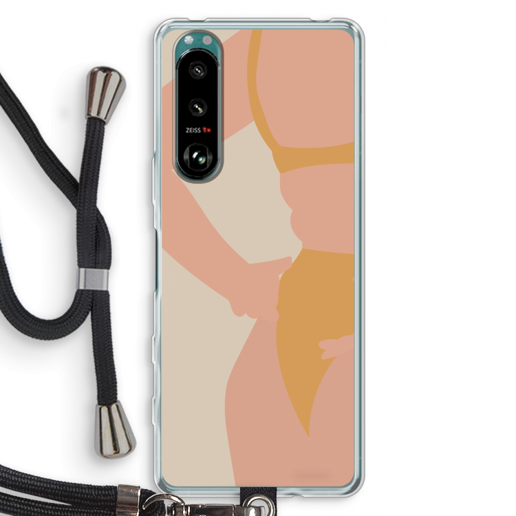 Bikini body: Sony Xperia 5 III Transparant Hoesje met koord