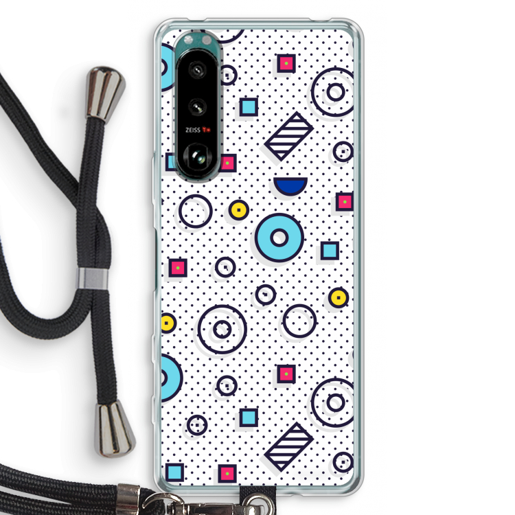 8-bit N°9: Sony Xperia 5 III Transparant Hoesje met koord