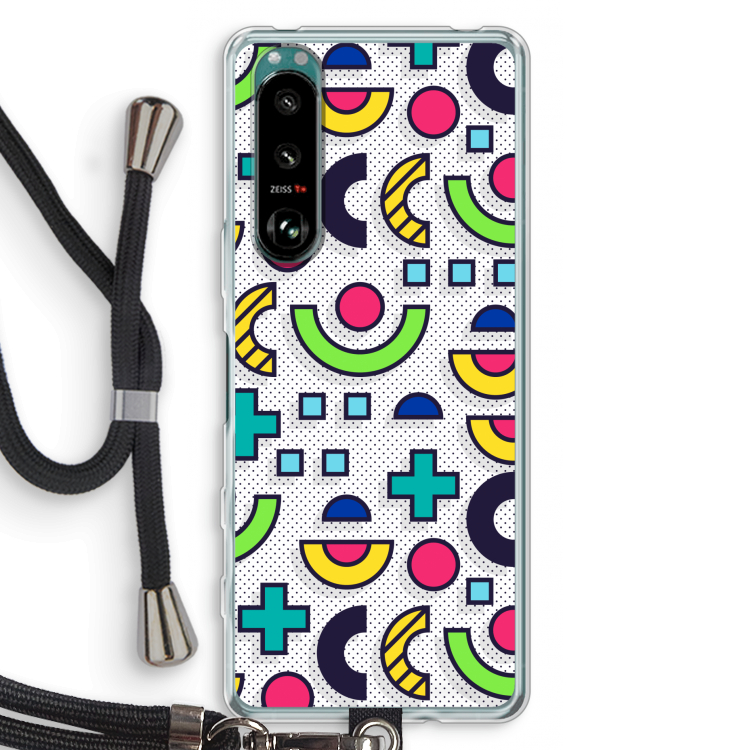 8-bit N°6: Sony Xperia 5 III Transparant Hoesje met koord