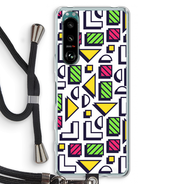 8-bit N°4: Sony Xperia 5 III Transparant Hoesje met koord