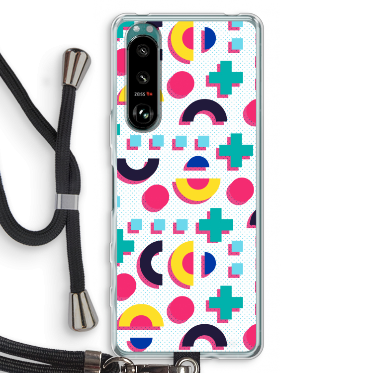 8-bit N°2: Sony Xperia 5 III Transparant Hoesje met koord