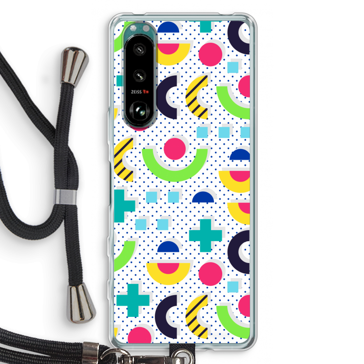 8-bit N°1: Sony Xperia 5 III Transparant Hoesje met koord