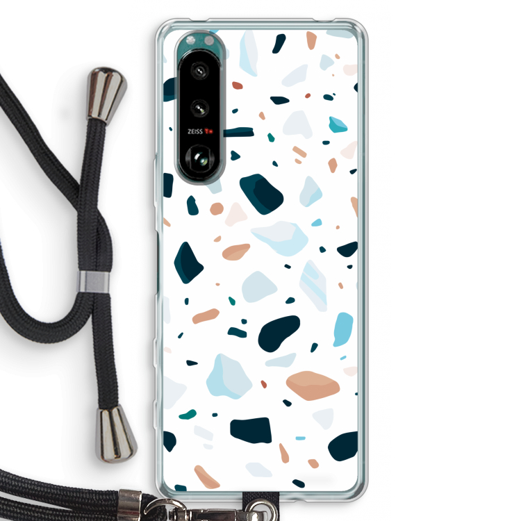 Terrazzo N°13: Sony Xperia 5 III Transparant Hoesje met koord
