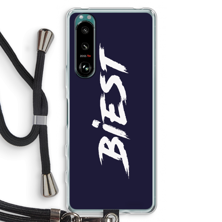 Biest: Sony Xperia 5 III Transparant Hoesje met koord