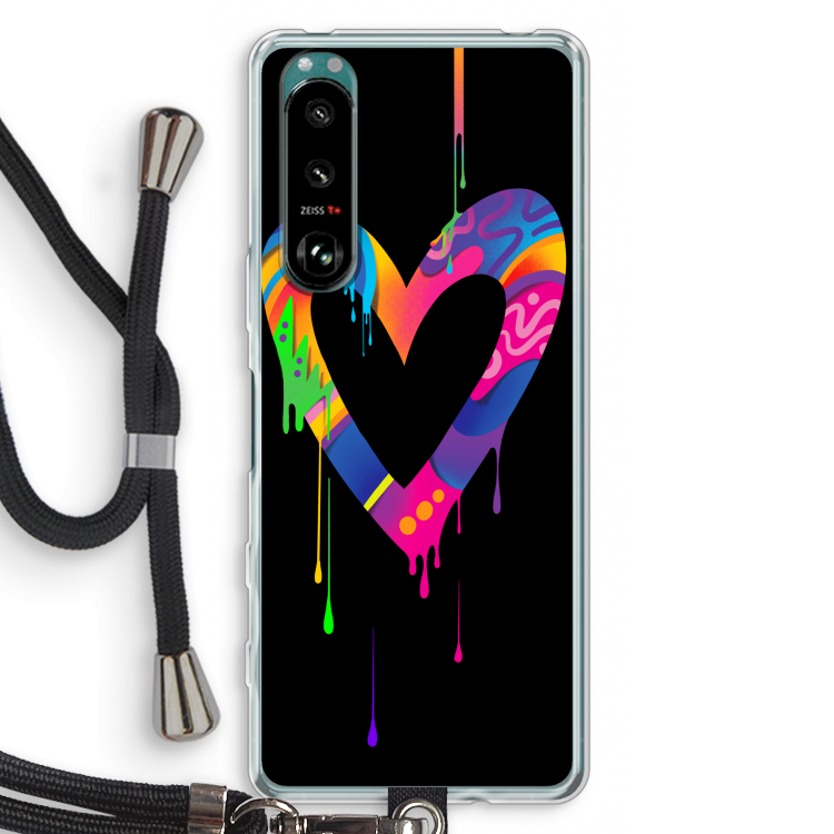 Melts My Heart: Sony Xperia 5 III Transparant Hoesje met koord