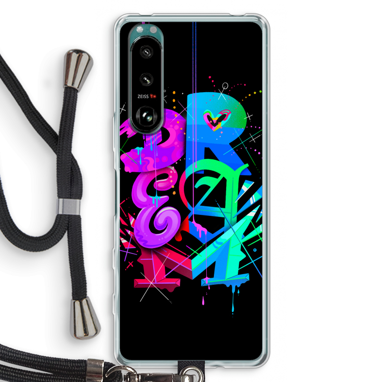 Dream: Sony Xperia 5 III Transparant Hoesje met koord