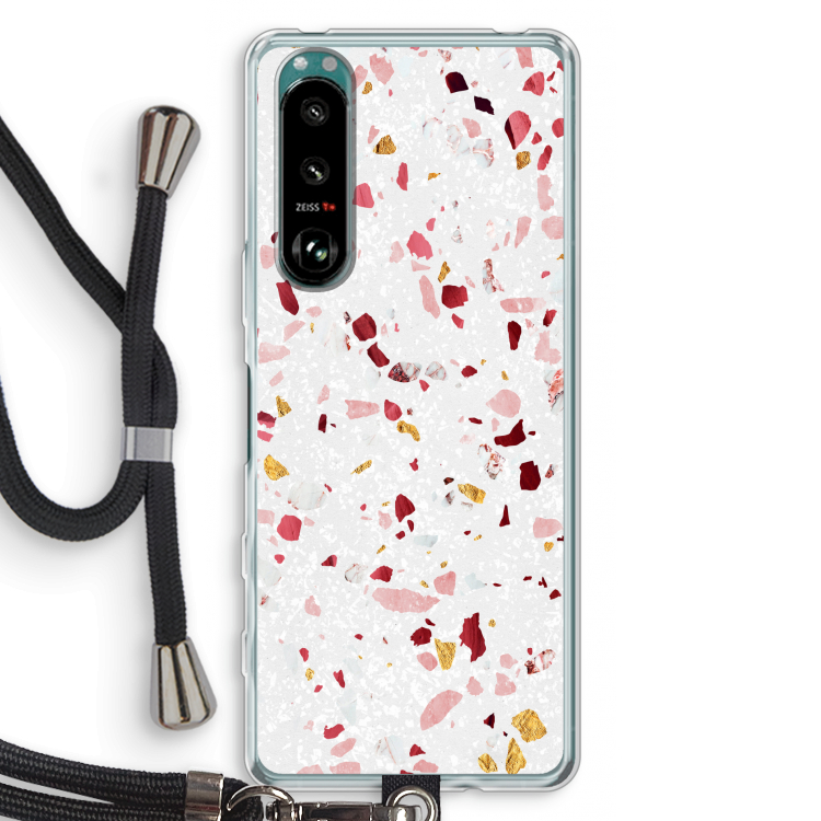 Terrazzo N°9: Sony Xperia 5 III Transparant Hoesje met koord