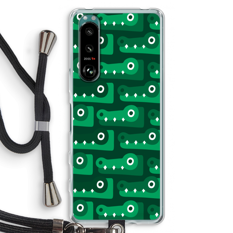 Crocs: Sony Xperia 5 III Transparant Hoesje met koord