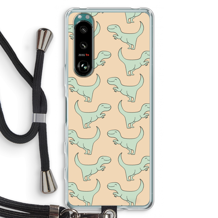 Dinos: Sony Xperia 5 III Transparant Hoesje met koord