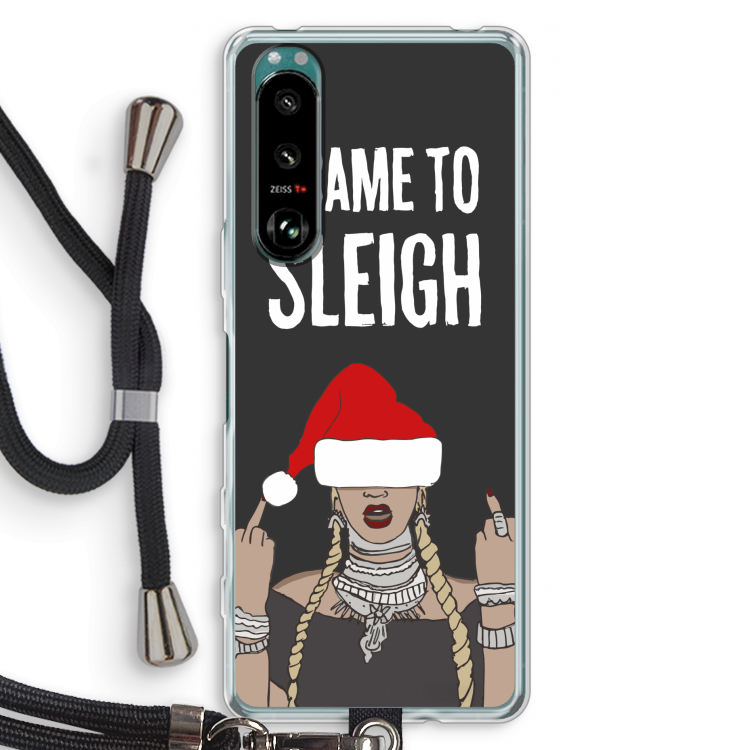 Came To Sleigh: Sony Xperia 5 III Transparant Hoesje met koord