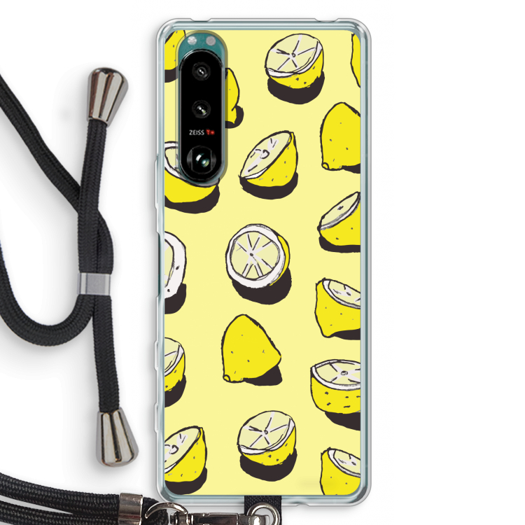 When Life Gives You Lemons...: Sony Xperia 5 III Transparant Hoesje met koord
