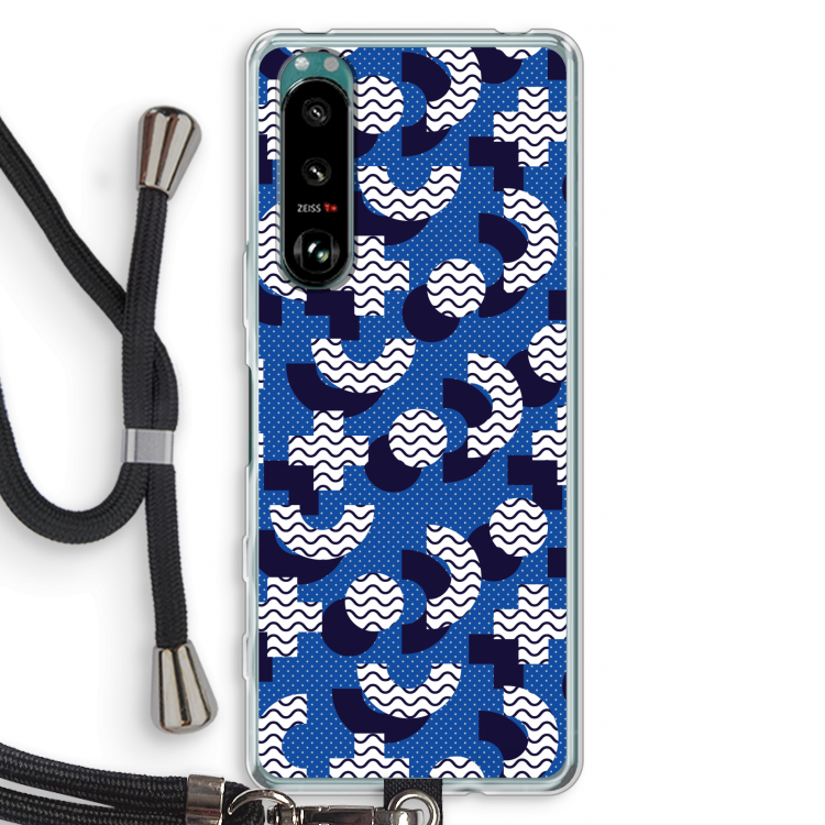 8-bit N°5: Sony Xperia 5 III Transparant Hoesje met koord