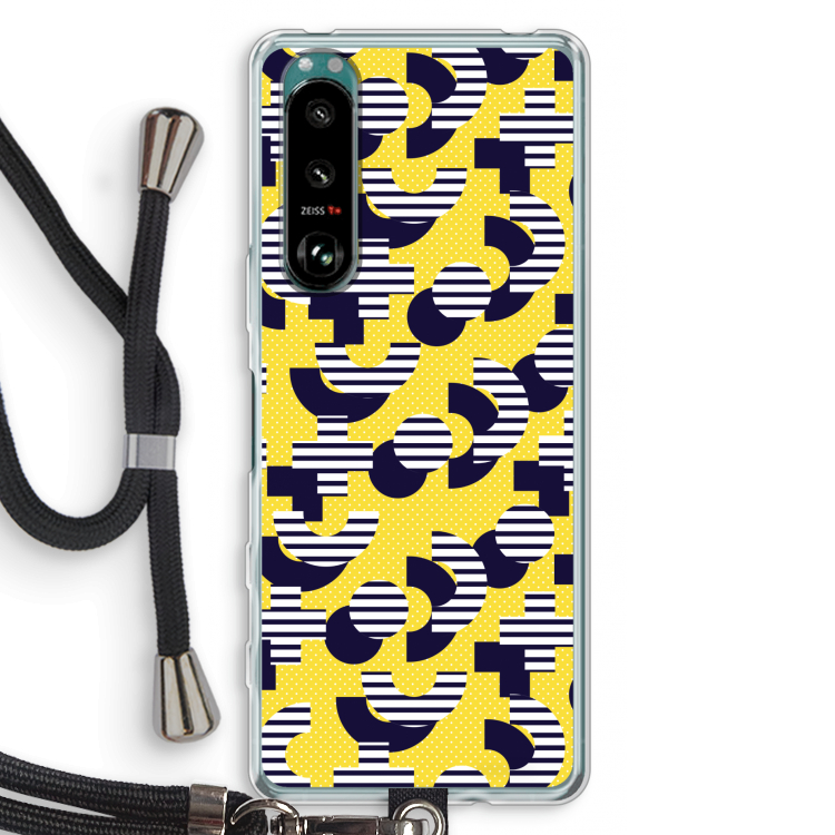 8-bit N°3: Sony Xperia 5 III Transparant Hoesje met koord