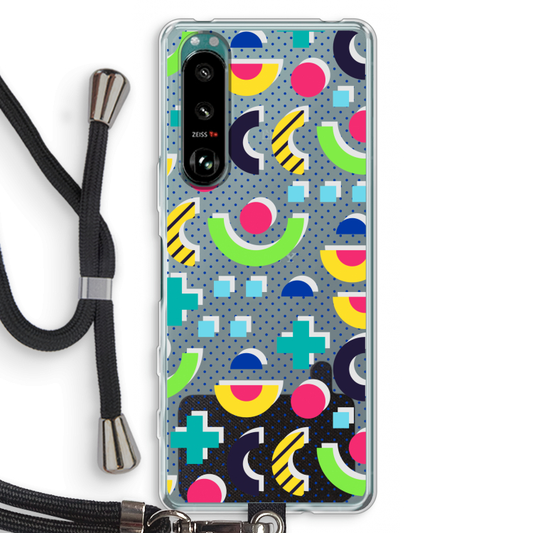 8-bit N°1: Sony Xperia 5 III Transparant Hoesje met koord