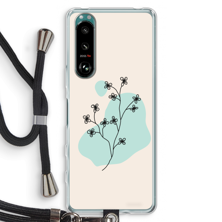 Love your petals: Sony Xperia 5 III Transparant Hoesje met koord
