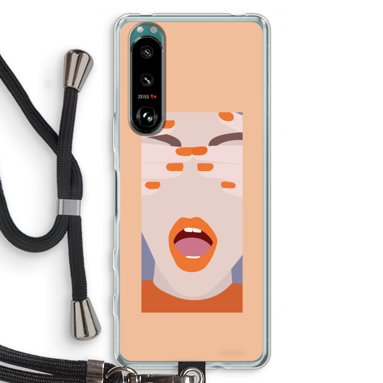 Surprise: Sony Xperia 5 III Transparant Hoesje met koord