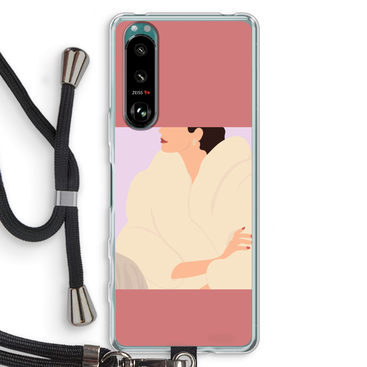 Cosy: Sony Xperia 5 III Transparant Hoesje met koord