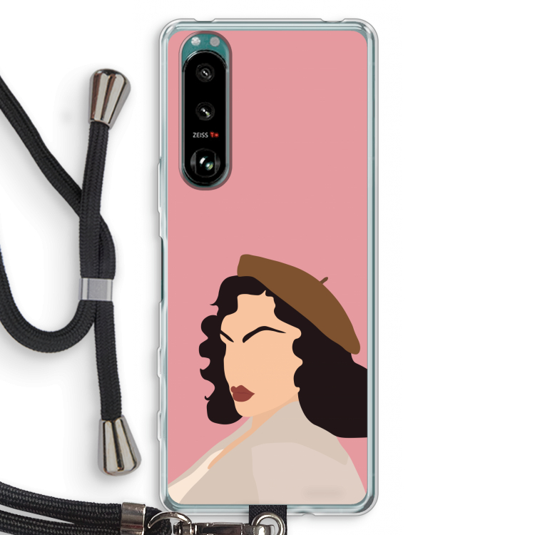 Confidence: Sony Xperia 5 III Transparant Hoesje met koord