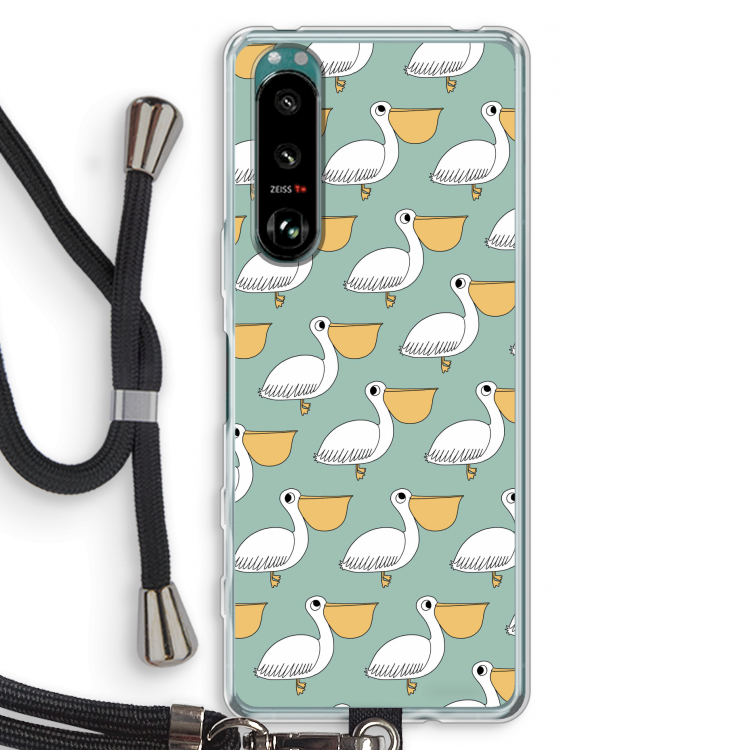 Pelican: Sony Xperia 5 III Transparant Hoesje met koord