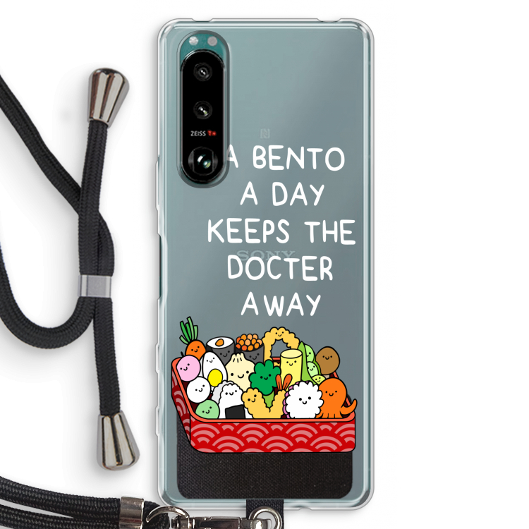 Bento a day: Sony Xperia 5 III Transparant Hoesje met koord