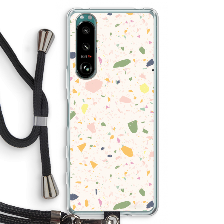 Terrazzo N°21: Sony Xperia 5 III Transparant Hoesje met koord