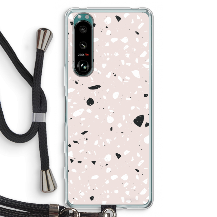 Terrazzo N°20: Sony Xperia 5 III Transparant Hoesje met koord