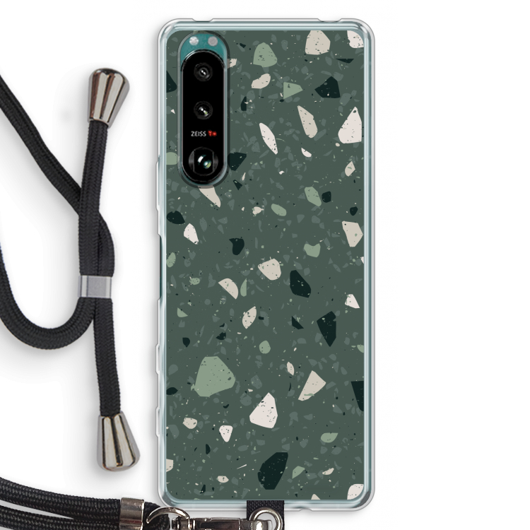 Terrazzo N°19: Sony Xperia 5 III Transparant Hoesje met koord