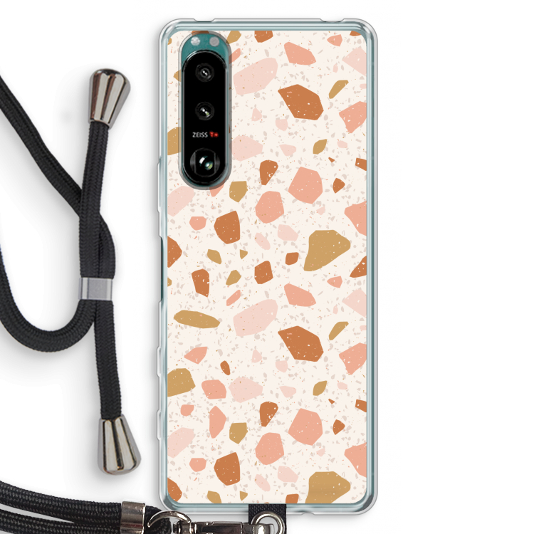 Terrazzo N°18: Sony Xperia 5 III Transparant Hoesje met koord