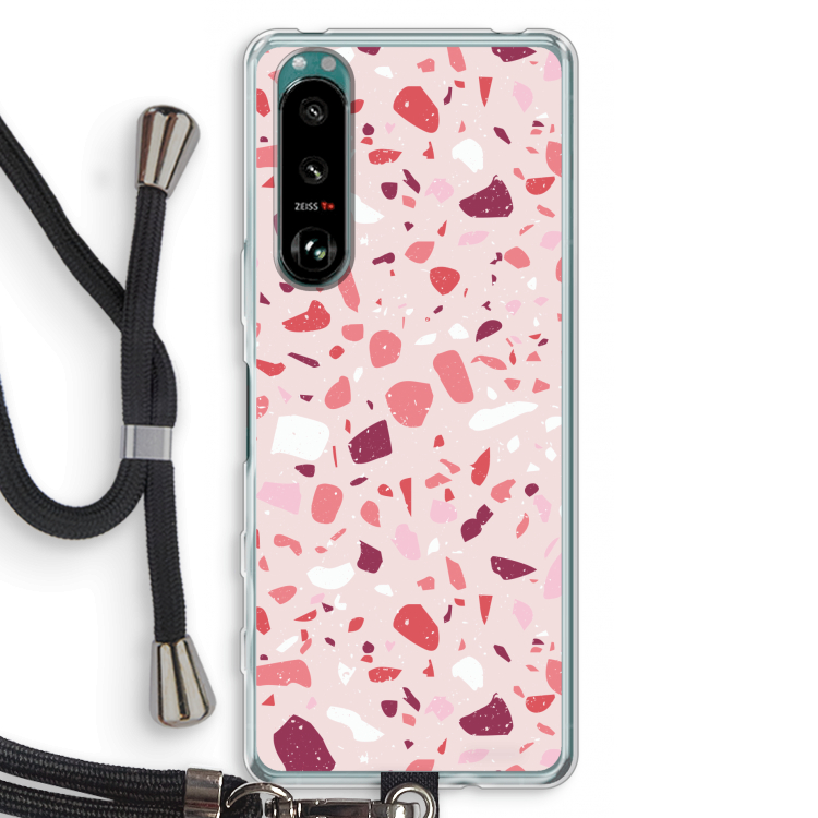 Terrazzo N°15: Sony Xperia 5 III Transparant Hoesje met koord