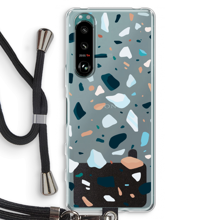 Terrazzo N°13: Sony Xperia 5 III Transparant Hoesje met koord