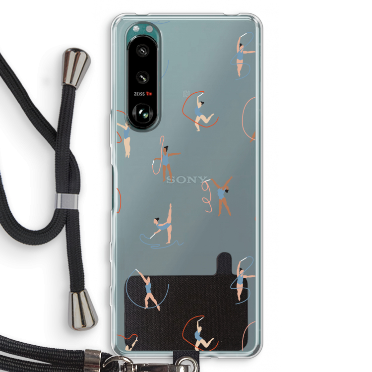 Dancing #3: Sony Xperia 5 III Transparant Hoesje met koord