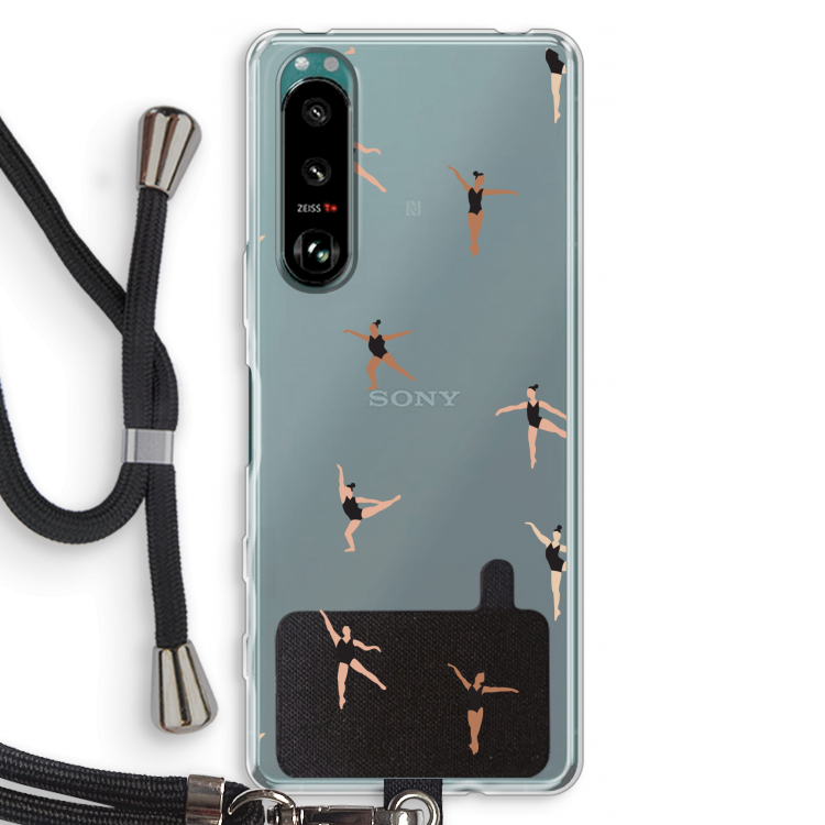 Dancing #1: Sony Xperia 5 III Transparant Hoesje met koord