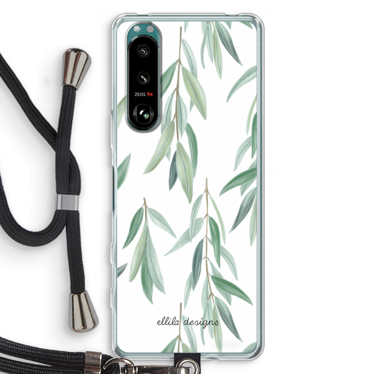 Branch up your life: Sony Xperia 5 III Transparant Hoesje met koord