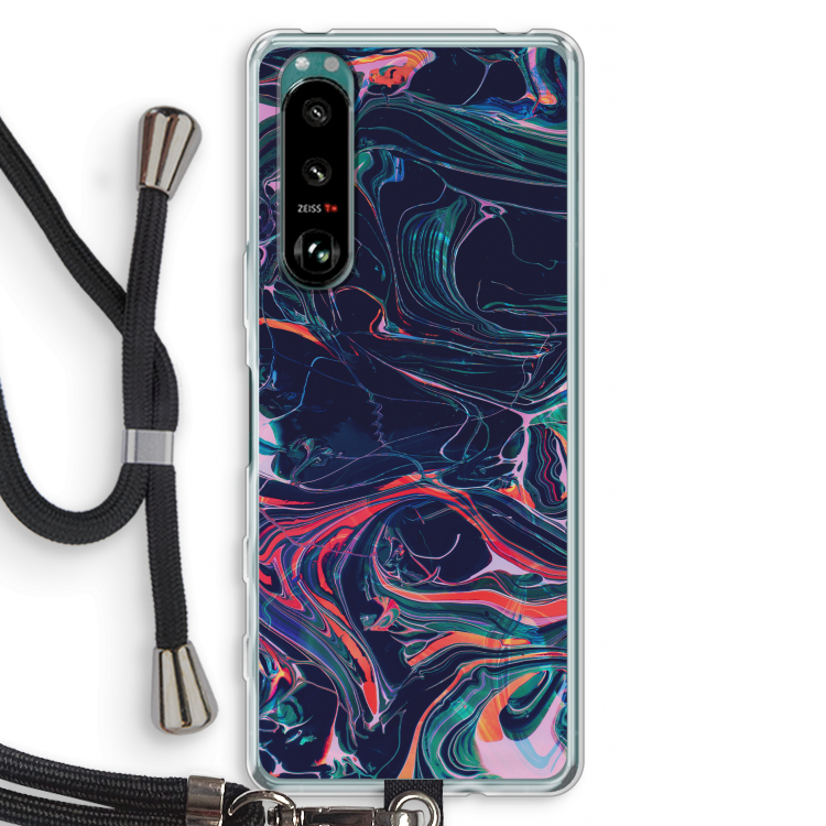 Light Years Beyond: Sony Xperia 5 III Transparant Hoesje met koord