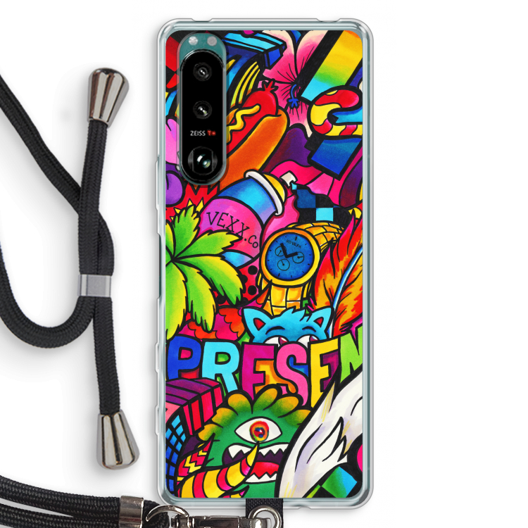 Represent: Sony Xperia 5 III Transparant Hoesje met koord
