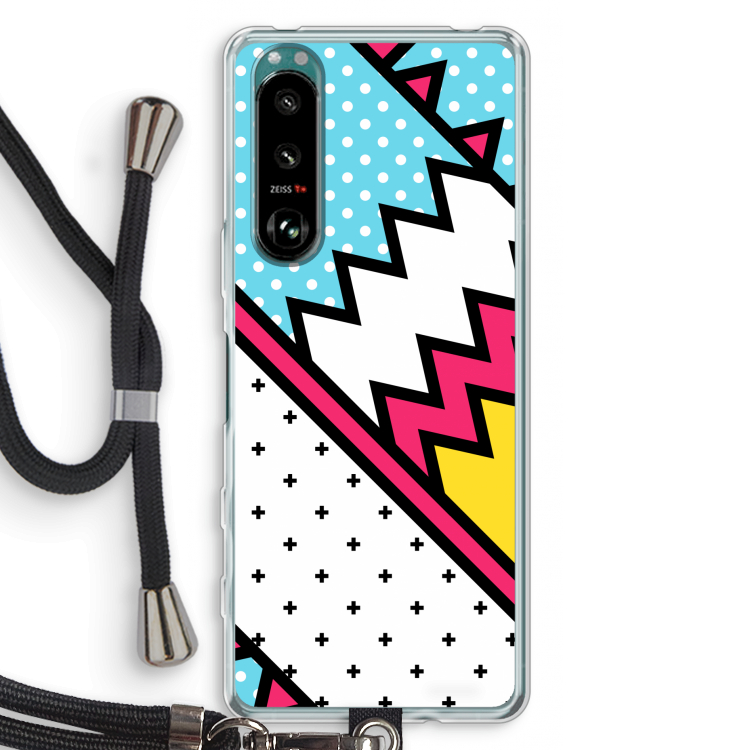Pop Art #2: Sony Xperia 5 III Transparant Hoesje met koord