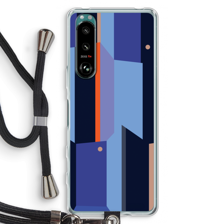 Gestalte 3: Sony Xperia 5 III Transparant Hoesje met koord