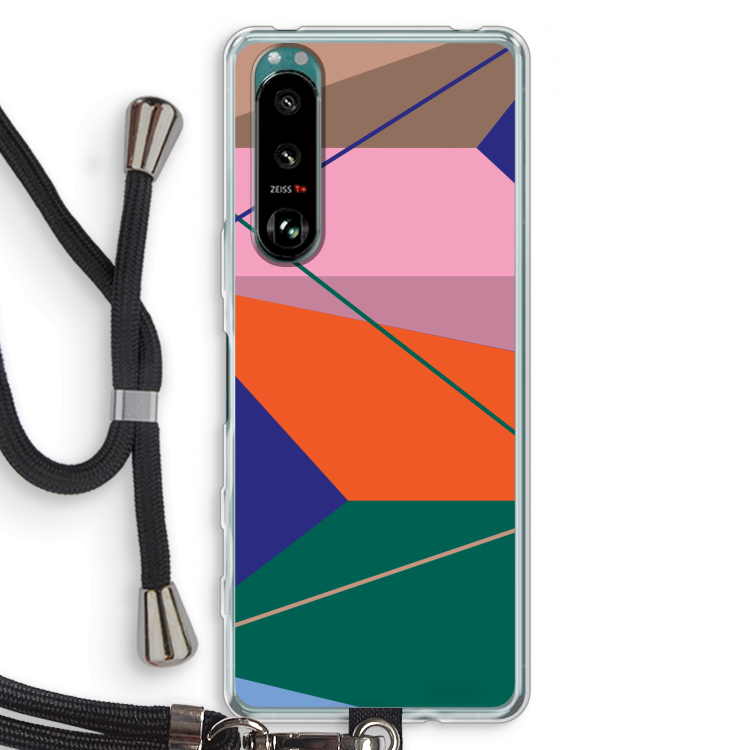 Gestalte 1: Sony Xperia 5 III Transparant Hoesje met koord